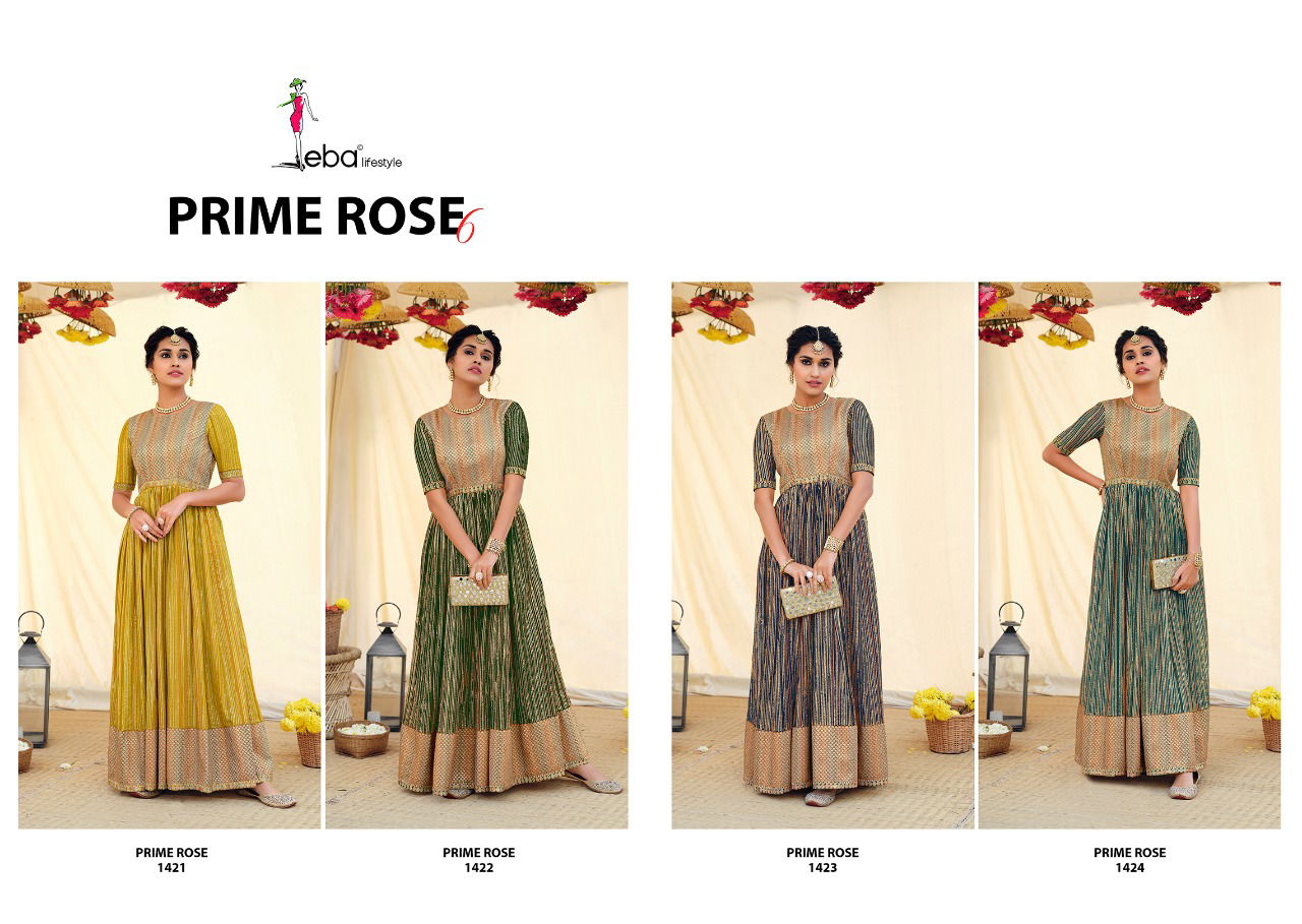 Eba Prime Rose 6 Heavy Wedding Wear Georgette Designer Latest Salwar Kameez Collection